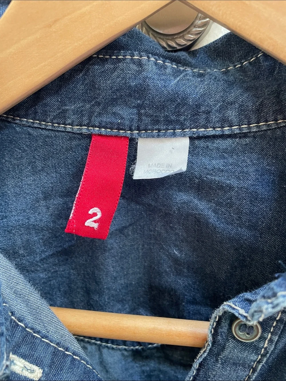 H&M Divided Denim Button-Up Shirt - Blue - Picture 2 of 4